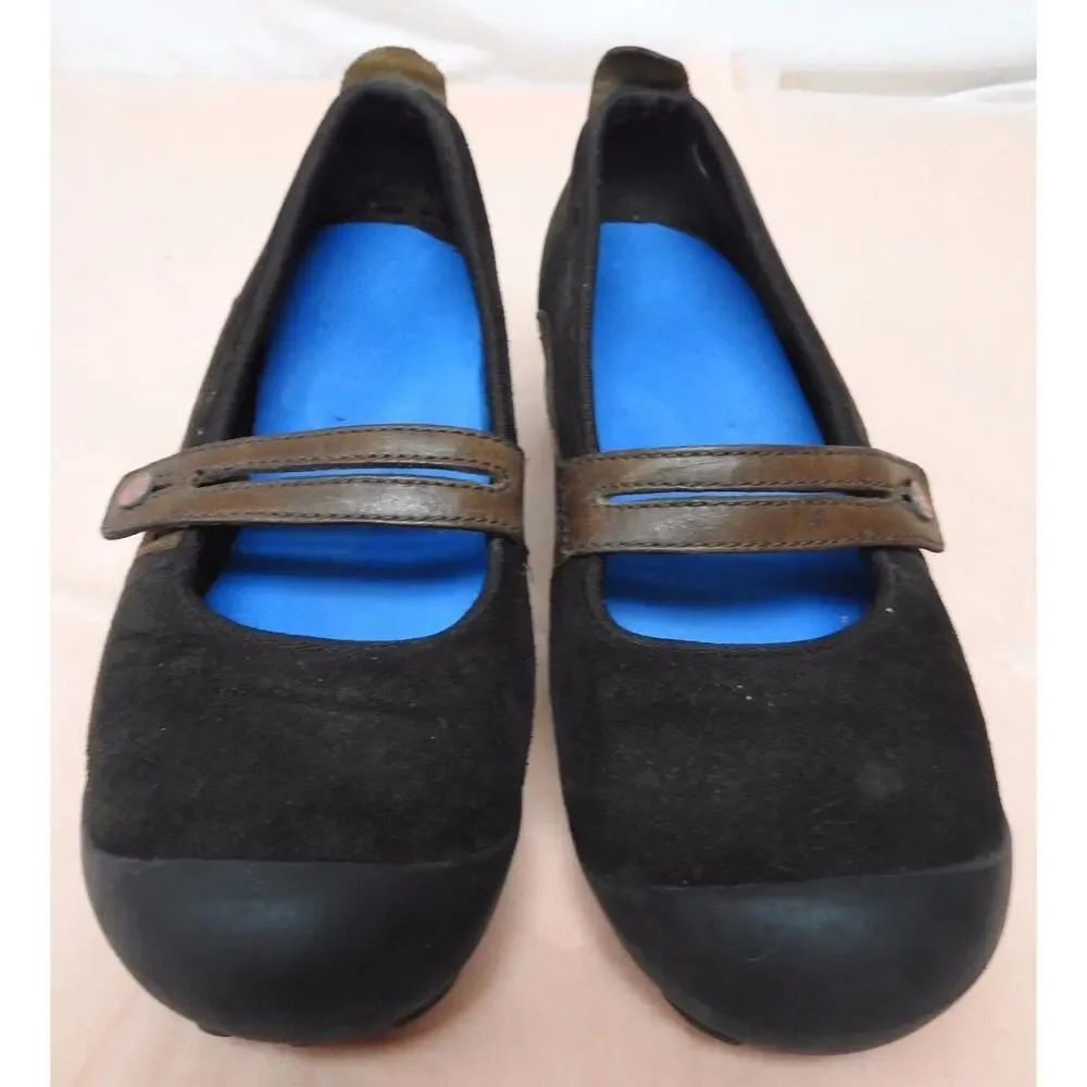 Merrell 8 M brown clogs leather suede mary jane leather shoes expresso